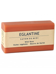 JABON CON MANTECA DE KARITE ROSA SILVESTRE 100GR BIO - SAVON DU MIDI - 4260123740337 no_image